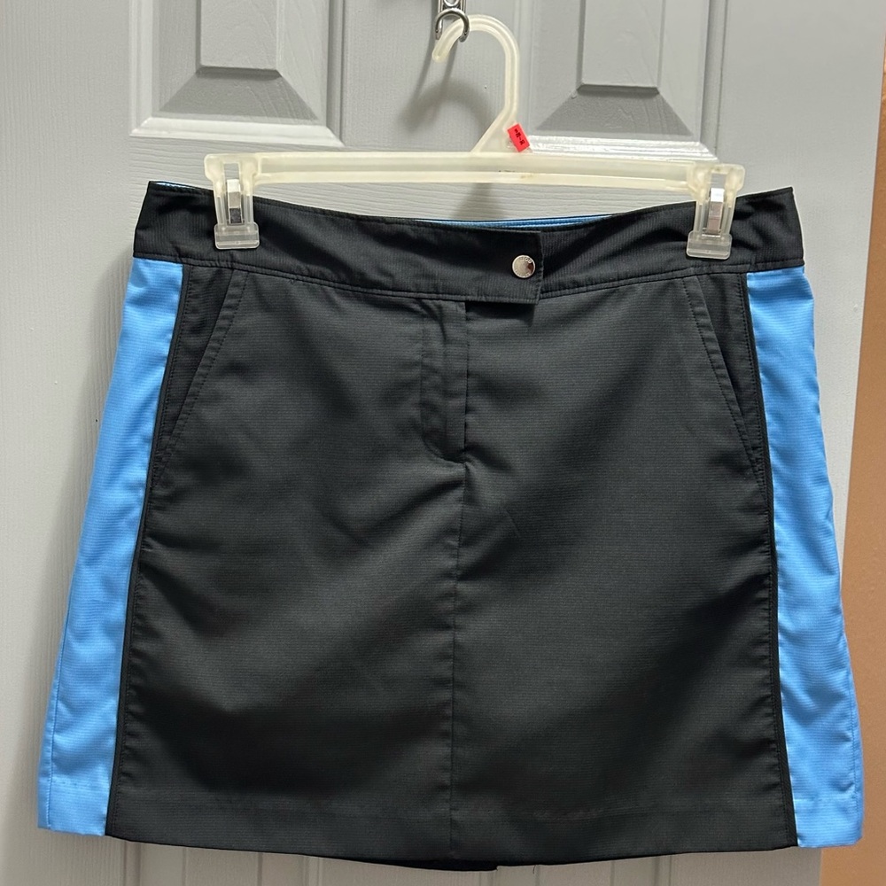 Izod Skort Golf Tennis, Size 10, Women’s Blue & Black Outdoors Cool FX